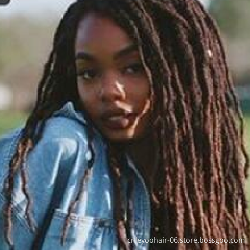 Factory 24 Inch New Dread Lock 15 Roots Straight Dread Lock Hair Extension Soft Dreads For Men Women Kids